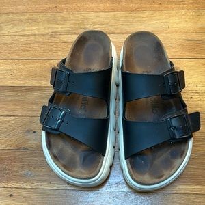 Birkenstock, Platform, Black, Papillio Size 36, GUC